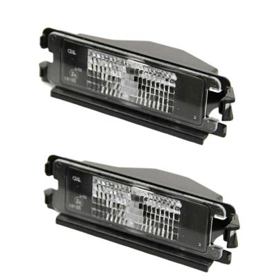 2X Rear Number Plate Light Lamp 2pcs For Renault Clio Symbol Mk3 Sandero Mk2 Logan Mk2 OEM 8200957874