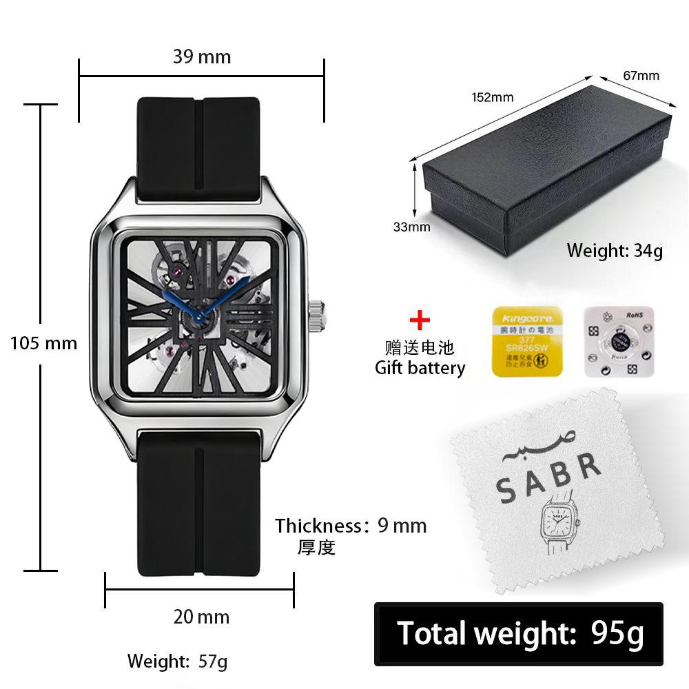 Watch Women'S Light Luxury Niche Fashion Watch Calendar Versatile Waterproof Men'S And Women'S Quartz Watch