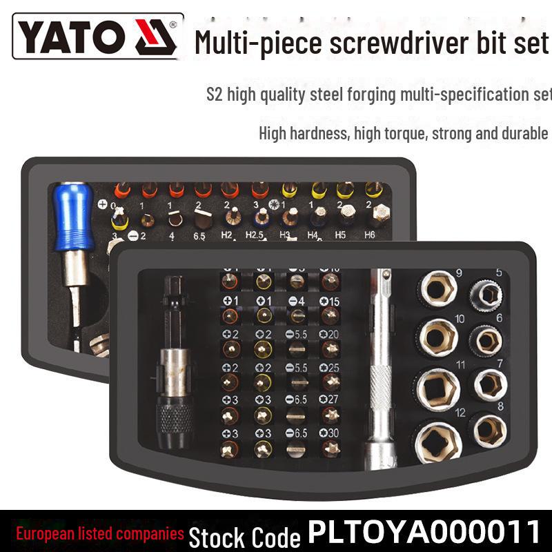 

Набор стальных многопрофильных отверток YATO S2 40-piece set YT-04620