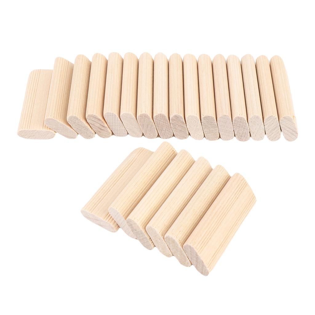 50Pcs Wooden Domino Tenon Set 8x22x50mm Multifunctional Dowel Block for Joinery Systems Woodworking Furniture Splicing