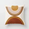 Modern Abstract Pink Brown Geometric  Pillowscase Fashion Decorative Pillows Cover Livingroom Sofa Cushions Cover 45*45cm