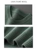 Men's Diamond Jacquard Pure Wool Pullover - Thick, Soft, and Smooth Round Neck Sweater for Autumn/Winter 2025.