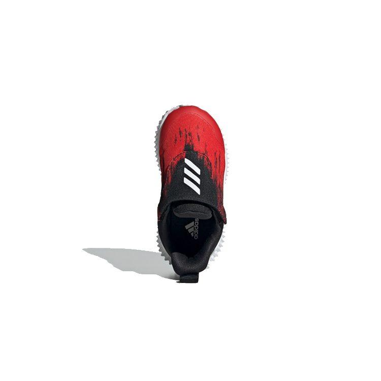 adidas Fortarun Abrasion Resistant Low Top Toddler Shoes Black Red Infant And Toddler EG0004
