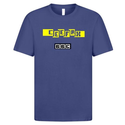 Ceefax Logo T Shirt Teletext Oracle Prestel Analogue Internet Sport News GT143 4XL