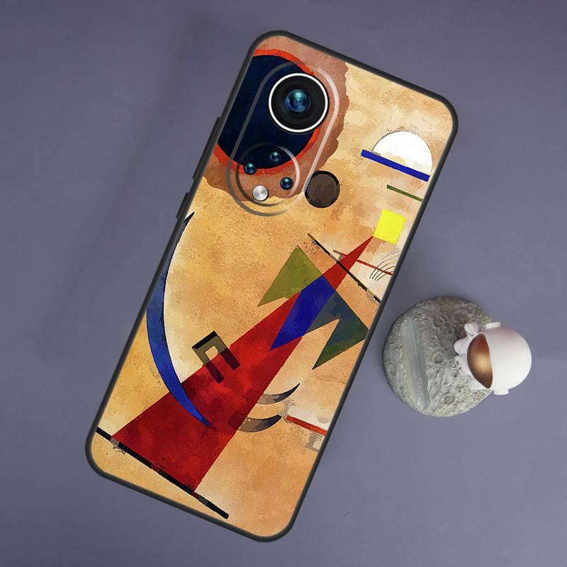 Wassily Kandinsky Abstraktní Pro Huawei Honor Magic 5 Lite 70 50 X8 X9 a P20 P30 P40 P50 P60 Pro P Smart Nova 9 5T Pouzdro