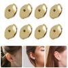 10Pieces Stylish Dis Designed Ear Plugs Fashionable Earplug Backs Practical Earplug Locking Clip for Active Music Lovers