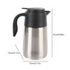 1300ml Car Truck Travel Electric Kettle Pot Heated Water Cup Stainless Steel Travel Kettle Coffee Milk Warmer