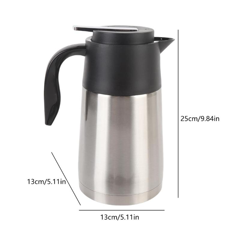 1300ml Car Truck Travel Electric Kettle Pot Heated Water Cup Stainless Steel Travel Kettle Coffee Milk Warmer