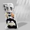 Coal Ball Coffee Doll Suitable for Apple 16 Feather Yarn Frameless Mobile Phone Case 13promax Cute Cartoon 15 Stand