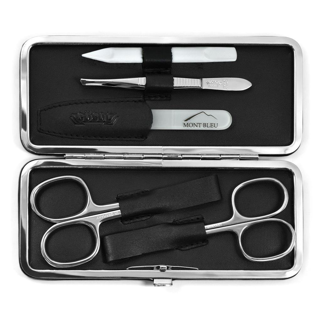 GÖSOL 5dílná sada na manikúru v koženém pouzdře, Made in Germany