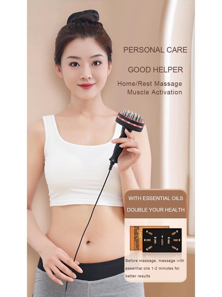 Customized Electric Meridian Brush Massager for TCM Physiotherapy and Health Preservation.