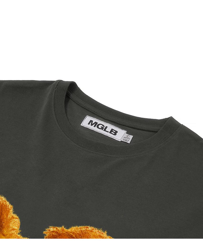 MATCHGLOBE Jumping Puppy Oversized Tee (Dark Grey)