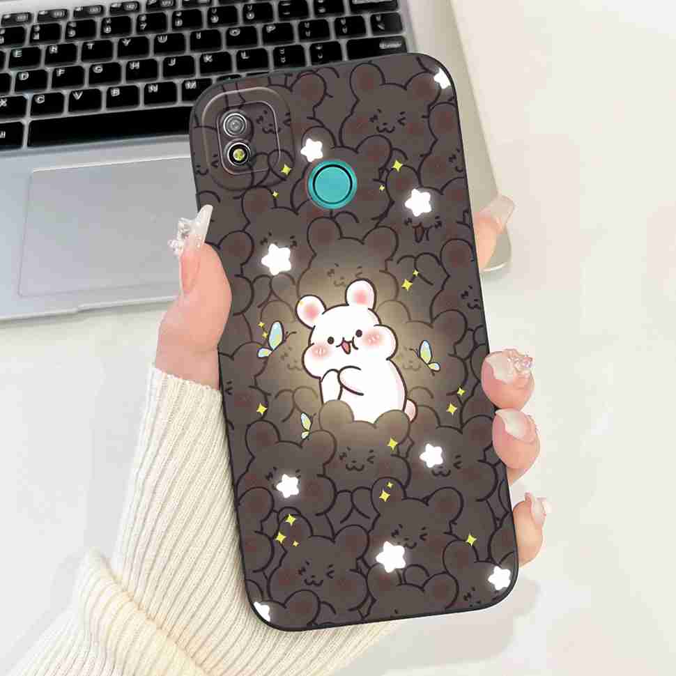 

For Tecno Pop 4 Case Soft Silicone TPU Back Cover Phone Case For Tecno Pop 4 Pop4 Cute Painted Cover BC2c BC1s Protector Bumper Tecno Pop 4