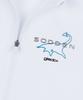 GLACK Gt153 Soden Short Sleeve Zip-Up Rash Guard (White)