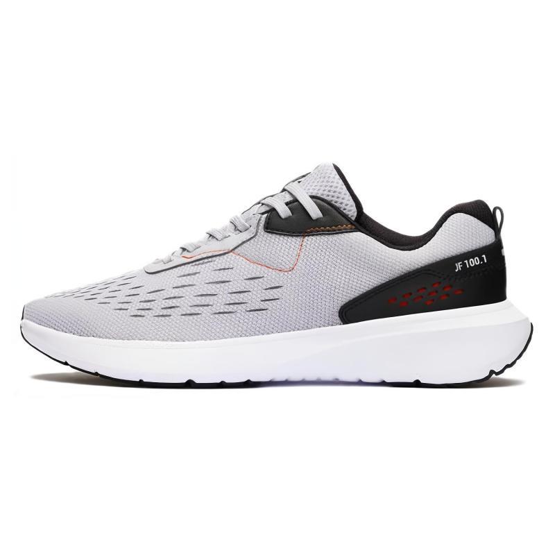Decathlon JF100.1 Cushioned Wear Resistant Breathable Low Top Running Shoes Men's White Black