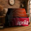 Racing Car A-Aprilia Logo Moto Flannel Blanket Soft Warm Throw Blanket for Bedroom Living Room Bed Travel Camping Picnic Gift