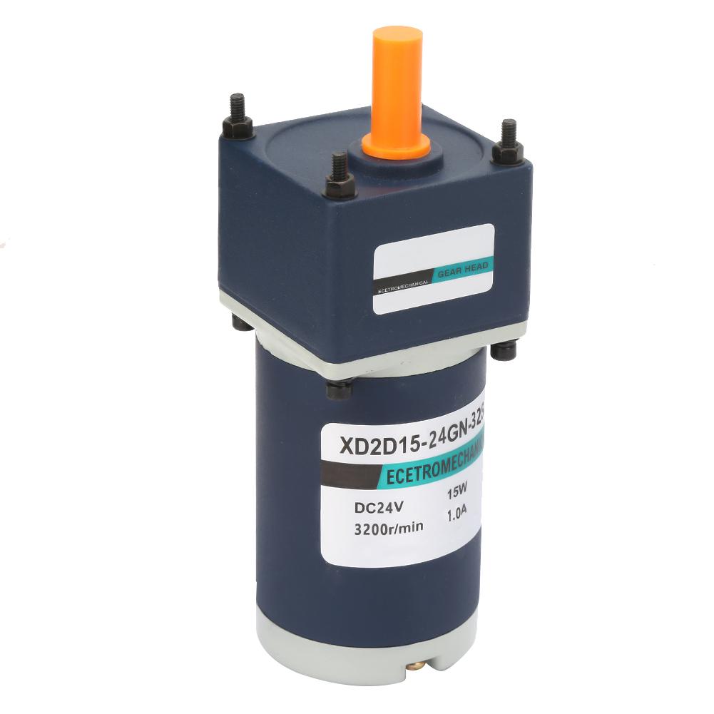 DC24V 15W XD2D15 24GN 32S Permanent Magnet DC Reduction Gear Motor Adjustable Speed (17RPM)