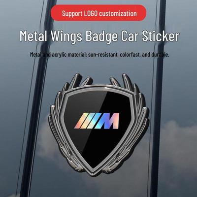 BMW M235L, M240i, i4M50 için Metal Kanat Rozetleri, Yan Amblemler ve Araba Çıkartmaları