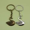 Elegant Swan Jewelry Keychain Pendant