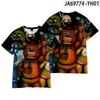 Women/Men's Casual Five Nights At Freddys T-shirts Short Sleeve Tops Tees Children 3D Cartoon Casual T Shirts