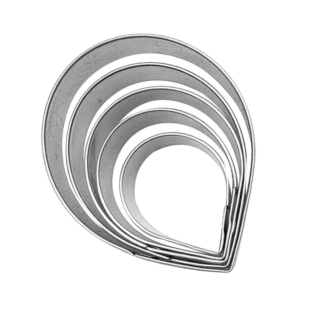 Baking Molds with Stainless Steel Peony Petals Cutter Gumpaste and Chocolate Cake Decorating Mould Kitchen Accessories
