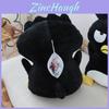 Cartoon Cool Black Penguin Plush Toy With Ultra Soft Short Fur For Kids And Teens