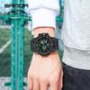 Sanda Fashion Waterproof Dual-Display Sports Watch with Luminous Features for Teens