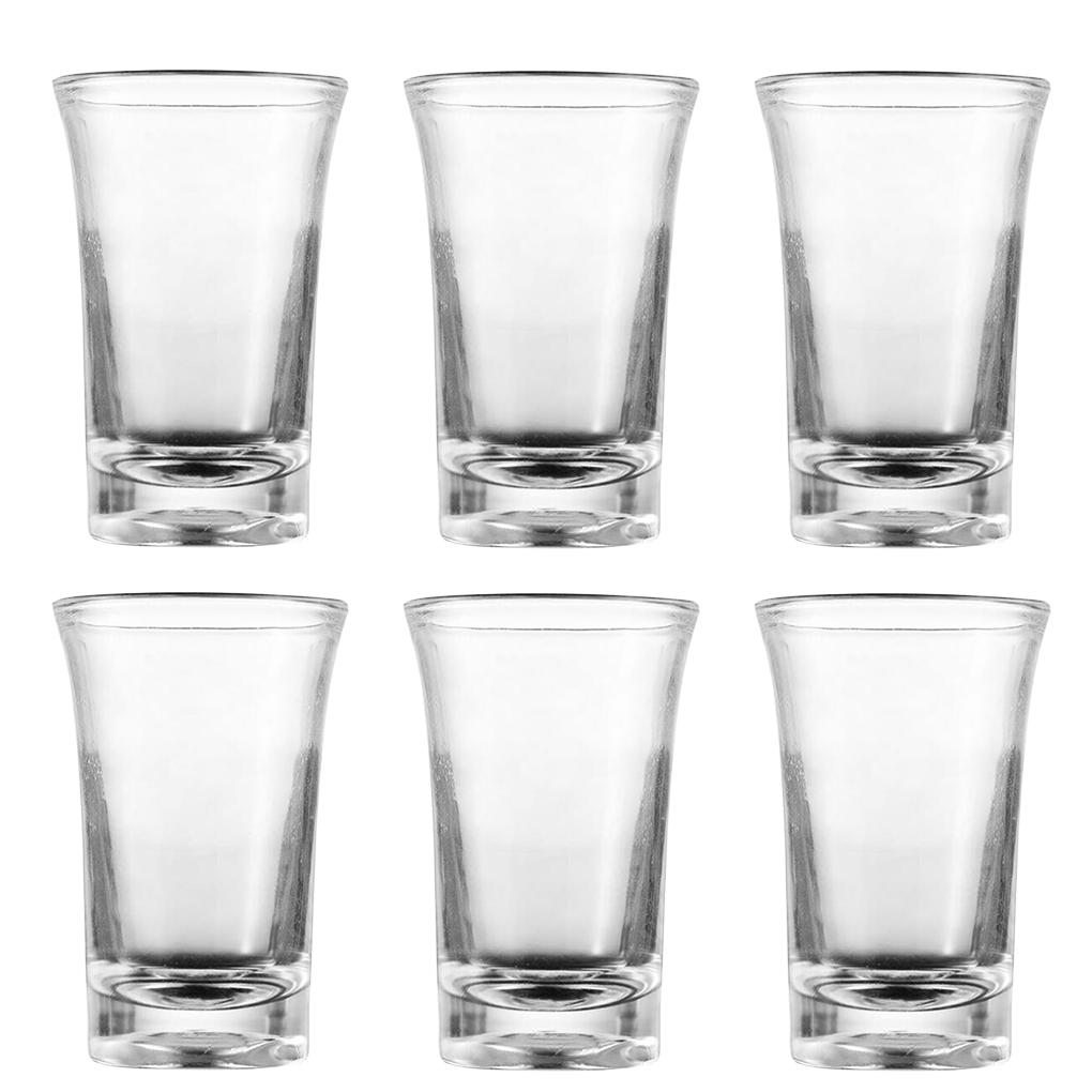 Cheap Set Of 6 Shot Glasses Bar Tumblers Shot Vodka Party Gift Drinking