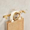 High-grade Solid Copper Clothes Hook Entrance Porch Clothes Hook Hanger Wall-mounted Multi-layer Coat Rack