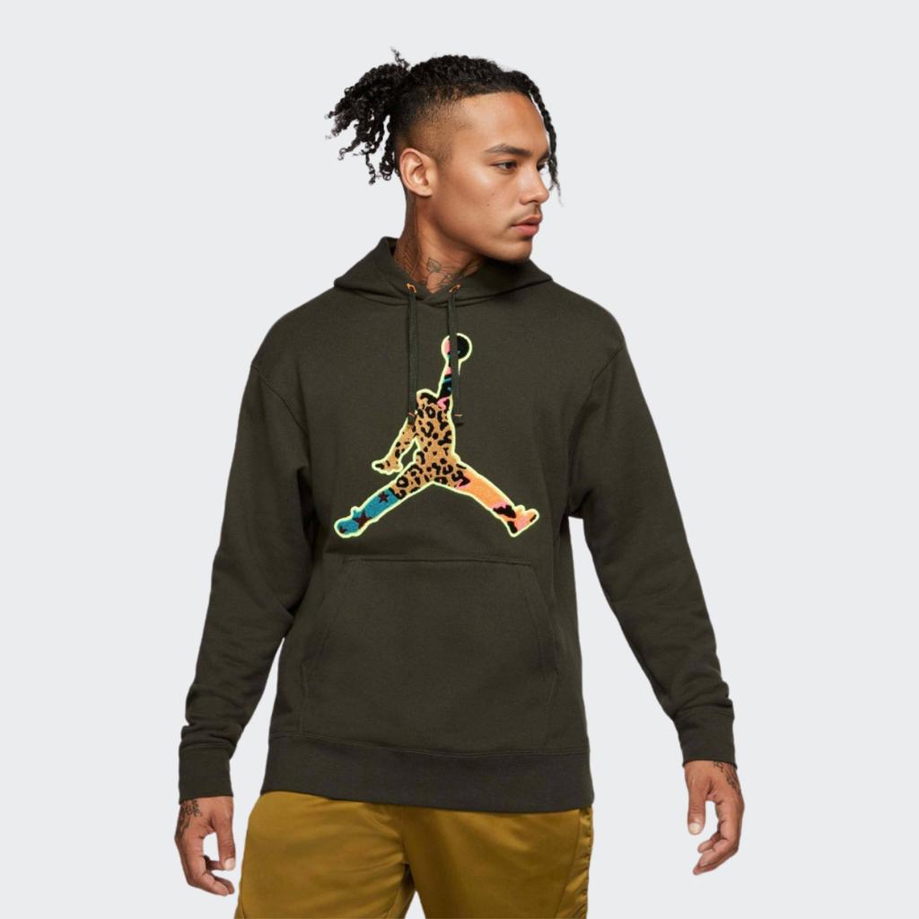 Jordan Animal Instinct Knit Hoodie Men Tops Green CU1692-355