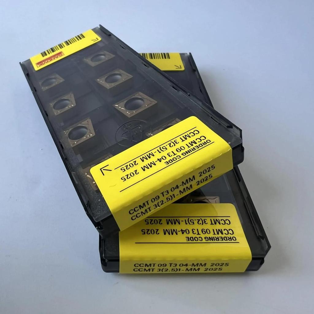 Original Sandvik / CCMT09T304-MM 2025  / CNC Lathe Carbide Blade 10 PCS