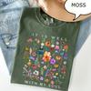 Comfort Colors® It Is Well With My Soul T-Shirt, Wildflower Christian Tee, Bible Verse Shirt, Woman Floral Shirt, Christian Gift