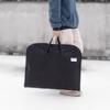 1pcs Black Suit Dustproof Garment Bag With Label Down Jacket Clothing Organizer Apparel Storage Pouch For Formal Wear
