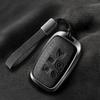 Metal Suede Car Remote Key Cover Case Holder Shell Fob for Land Rover New RangeRover Sport Evoque Freelander Velar Discovery LR5