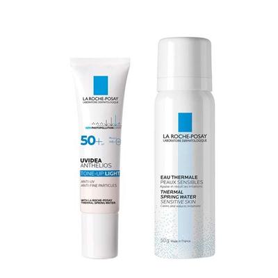 La Roche Posay Zestaw Tone Up Baza White UV Nawilżający Wrażliwa Skóra Przezroczysty 30ml SPF50+ PA++++