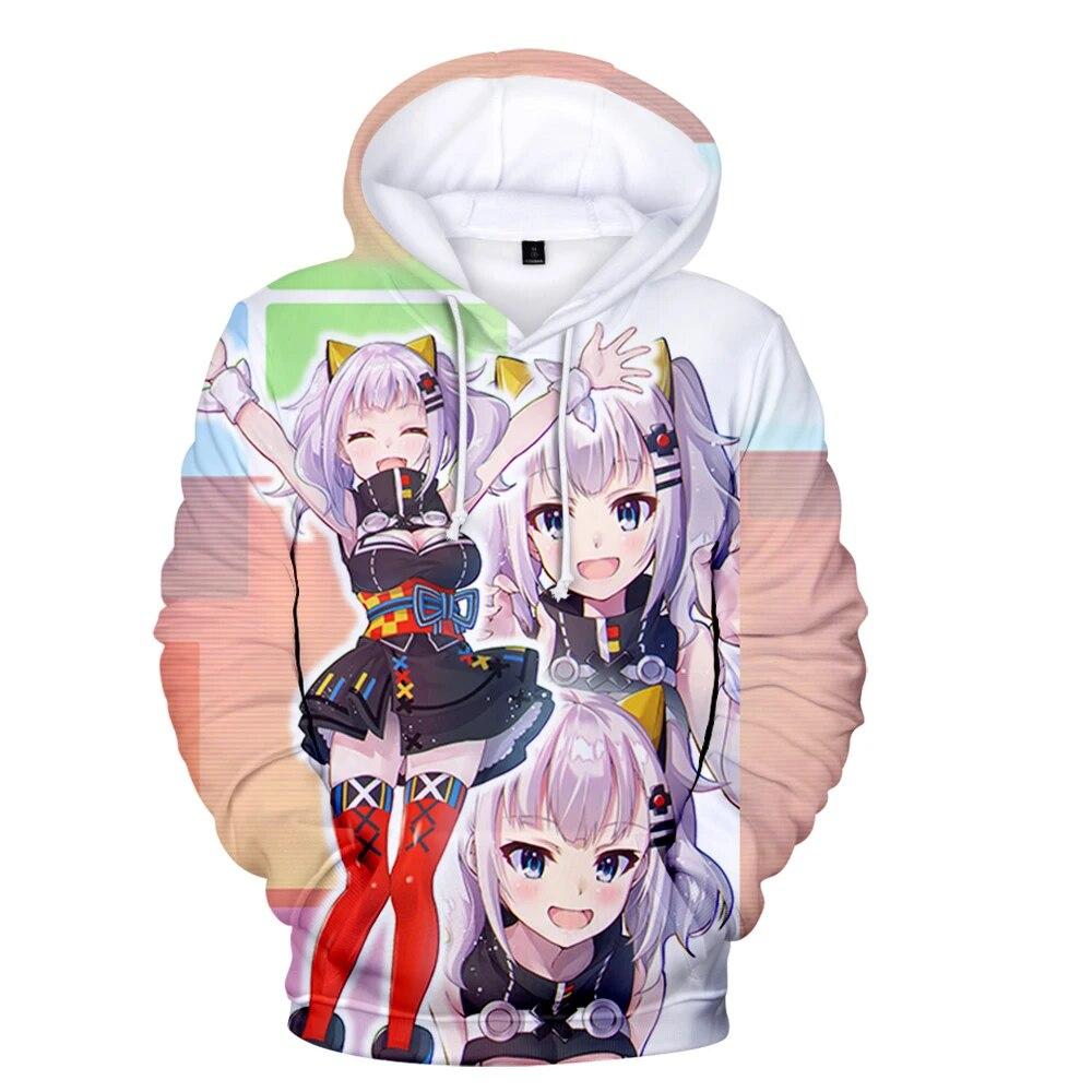 Hot Kaguya Luna 3D Print Unisex's Laxity Hoodie Casual Oversized Pullover Popular Streetwear Fashion Sweatshirt Trend Unisex Clothing