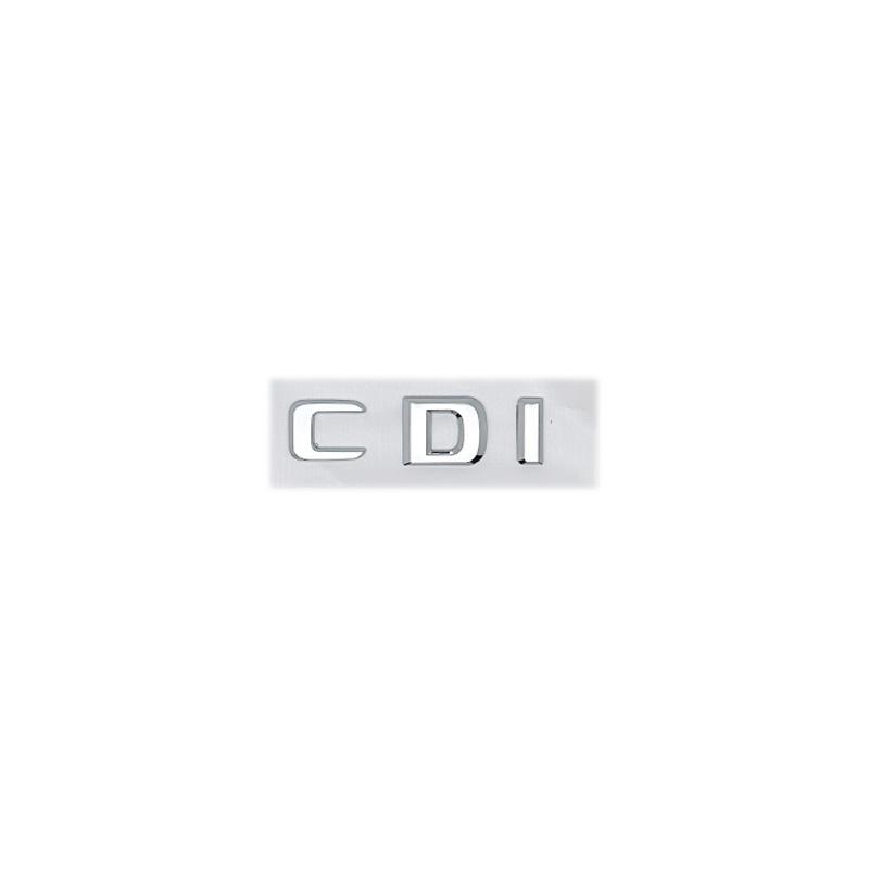 Mercedes Benz CDI CGI TDI 4Matic için Harfler Amblem Araba Stil Bagaj İsimliği Logo Etiketi Düz Yazı Tipi Gümüş Parlak Siyah