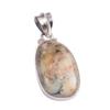 Natural Astrophyllite Gemstone 925 Solid Sterling Silver Gift Pendant 1.5" C3B56