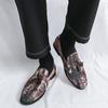 Men Classic Fringed Shoes Black One-legged Light Comfortable Driving Travel Brand Loafers Gentleman's Shoes Size 38-46 Men Shoes