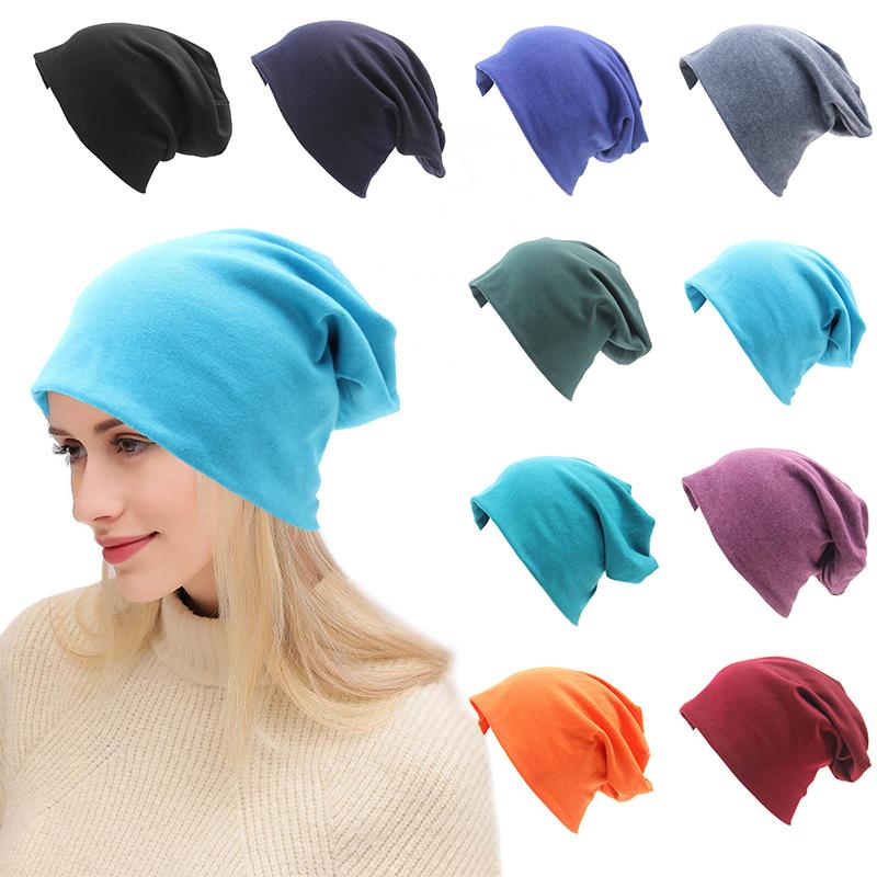 1Pc Skateboard Oversized Women Mens Slouch Beanie Hat Ladies Cap Polyester Solid Color