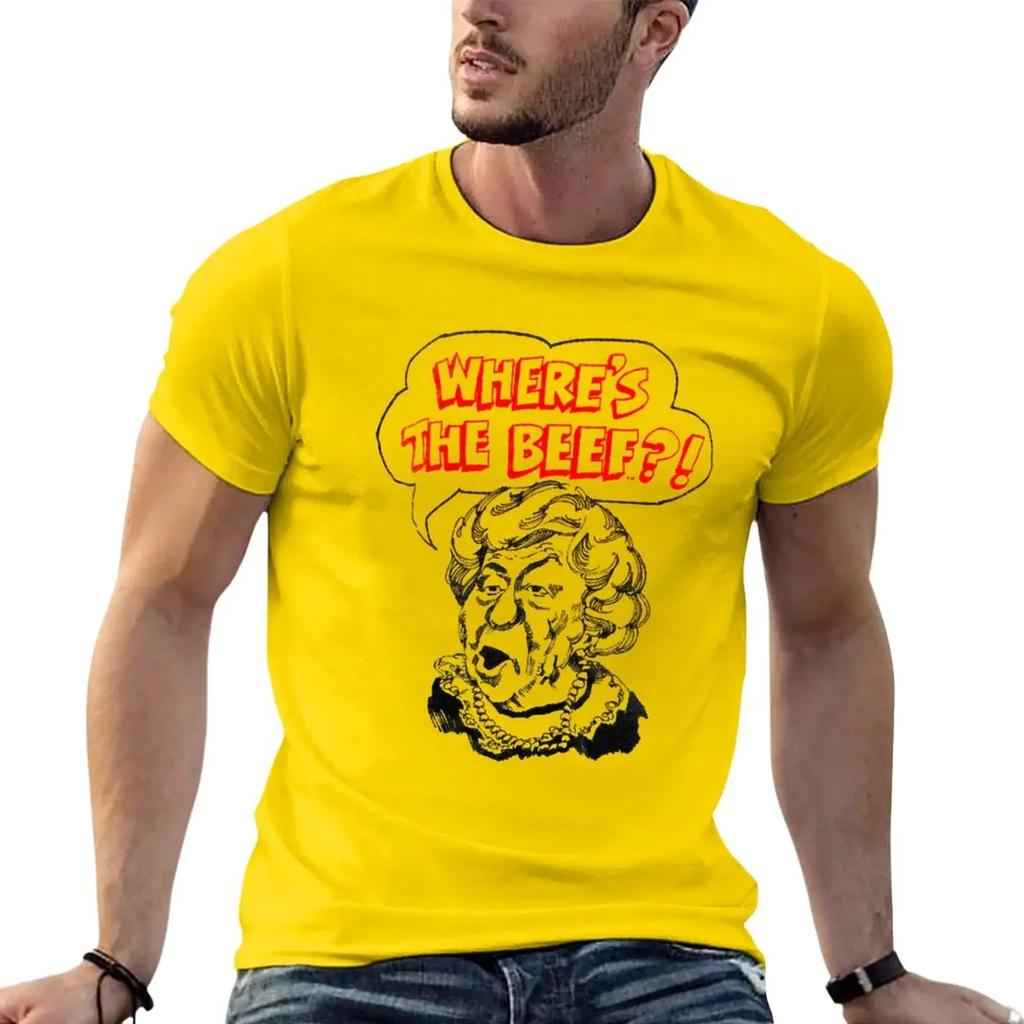 Where's The Beef! T-Shirt Short sleeve tee cute tops slim fit t shirts for