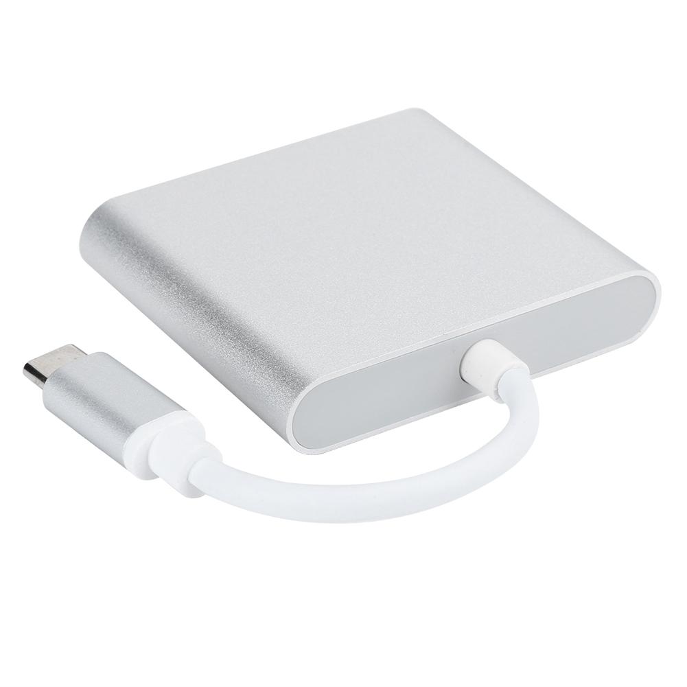 USB 3.1 Hub 3‑in‑1 Multifunctional Hub to 4K USB 3.0 Adapter HDMI Cable for OS X