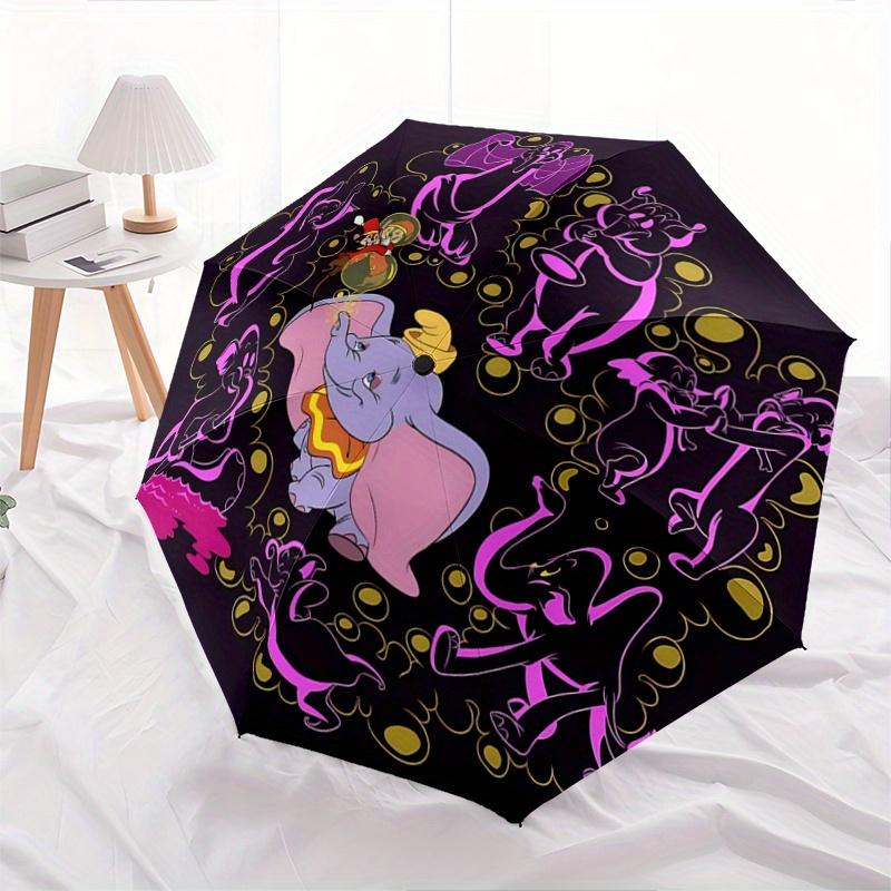 

1pc Dumbo s Fantasia Automatic Opening and Closing Umbrella - Small Umbrella Suitable for Various Occasions, Portable 3-Fold Small Umbrella
