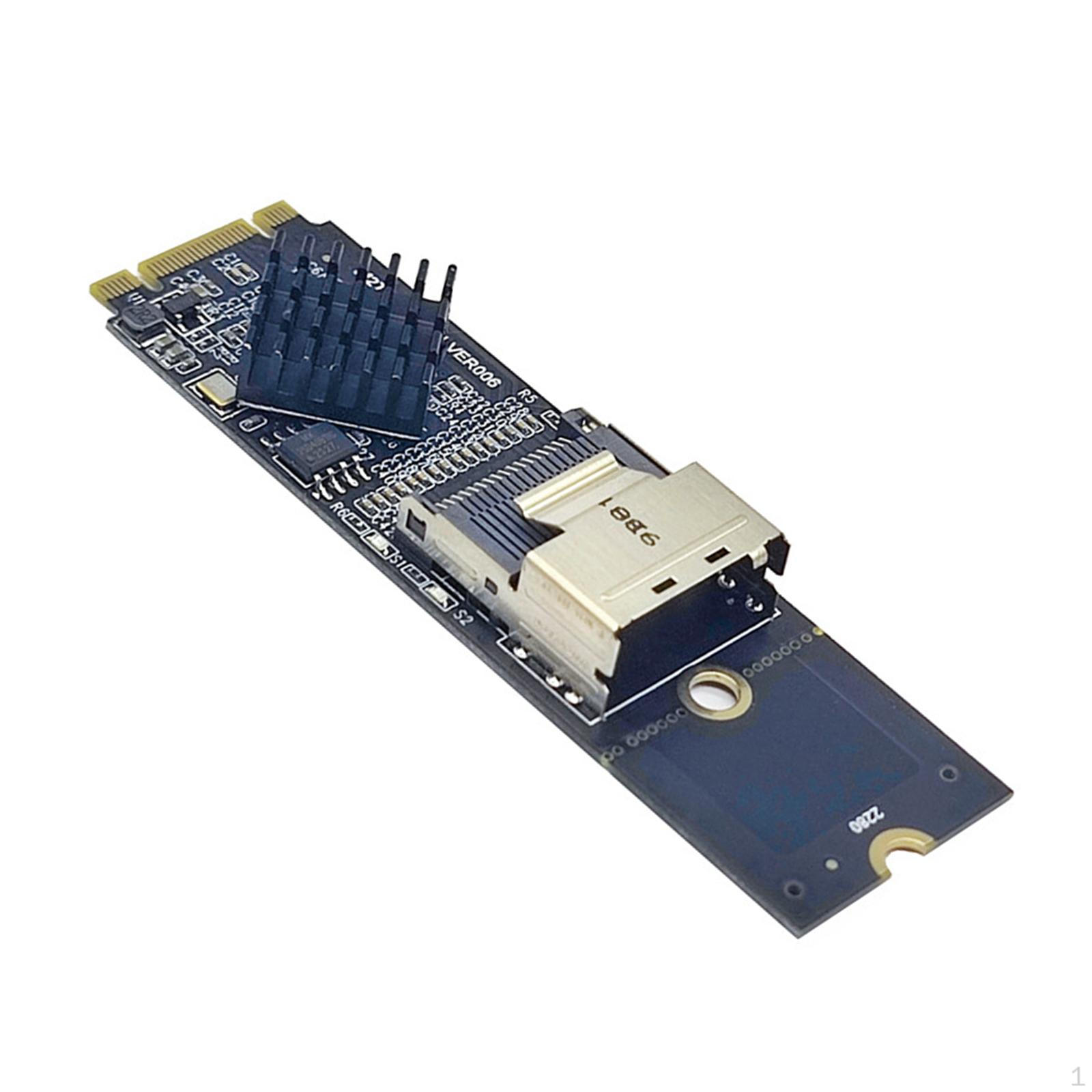 

M.2 NVMe — Mini SAS 36-контактный SFF-8087 Адаптер контроллера карты расширения SATA 3.0 с низкой задержкой, 4x