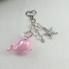 Y2K Whale Shell Starfish Lanyard Phone Charms Ins Style Beaded Keychain Mobile Phone Camera Charms for Girl Gifts