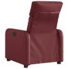 Vidaxl Foldable Massage Armchair, Electric, Burgundy, Faux Leather