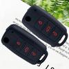 Car Key Case For Vw Golf Jetta Polo For Skoda Yeti Superb Rapid Octavia For Seat Leon Ibiza 3 Button Silicone Key Cover
