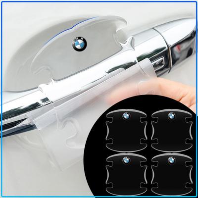 4PCS Transparent Car Door Anti-collision Protector Bumper Strip Sticker For M Performance 1 3 5 7 Series M3 M4 M5 M6 X1 X3 X5 X6 X7 E30 E34 E36 E4