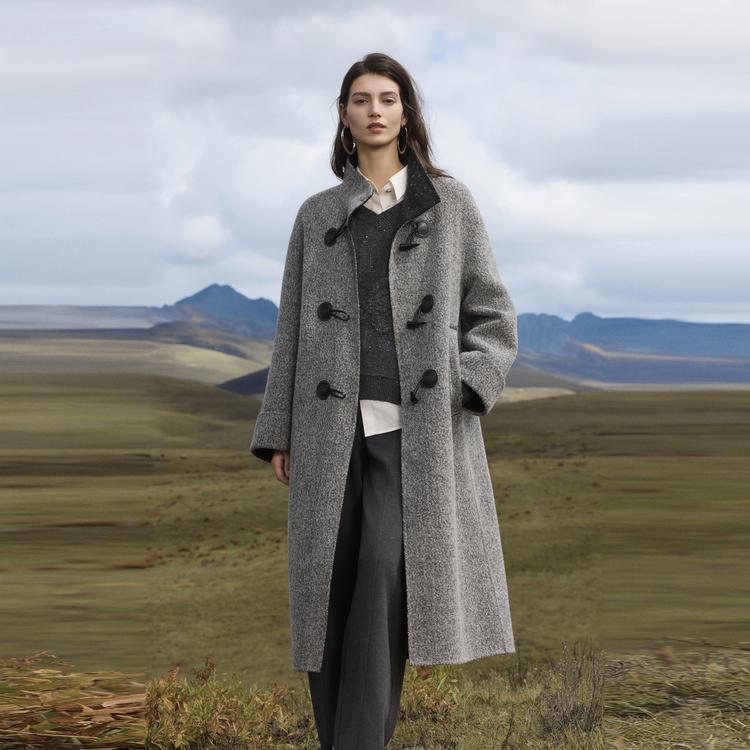 ELLE Elegant Fashionable Comfortable Versatile Long Sleeve Coat Women Coats EN52461