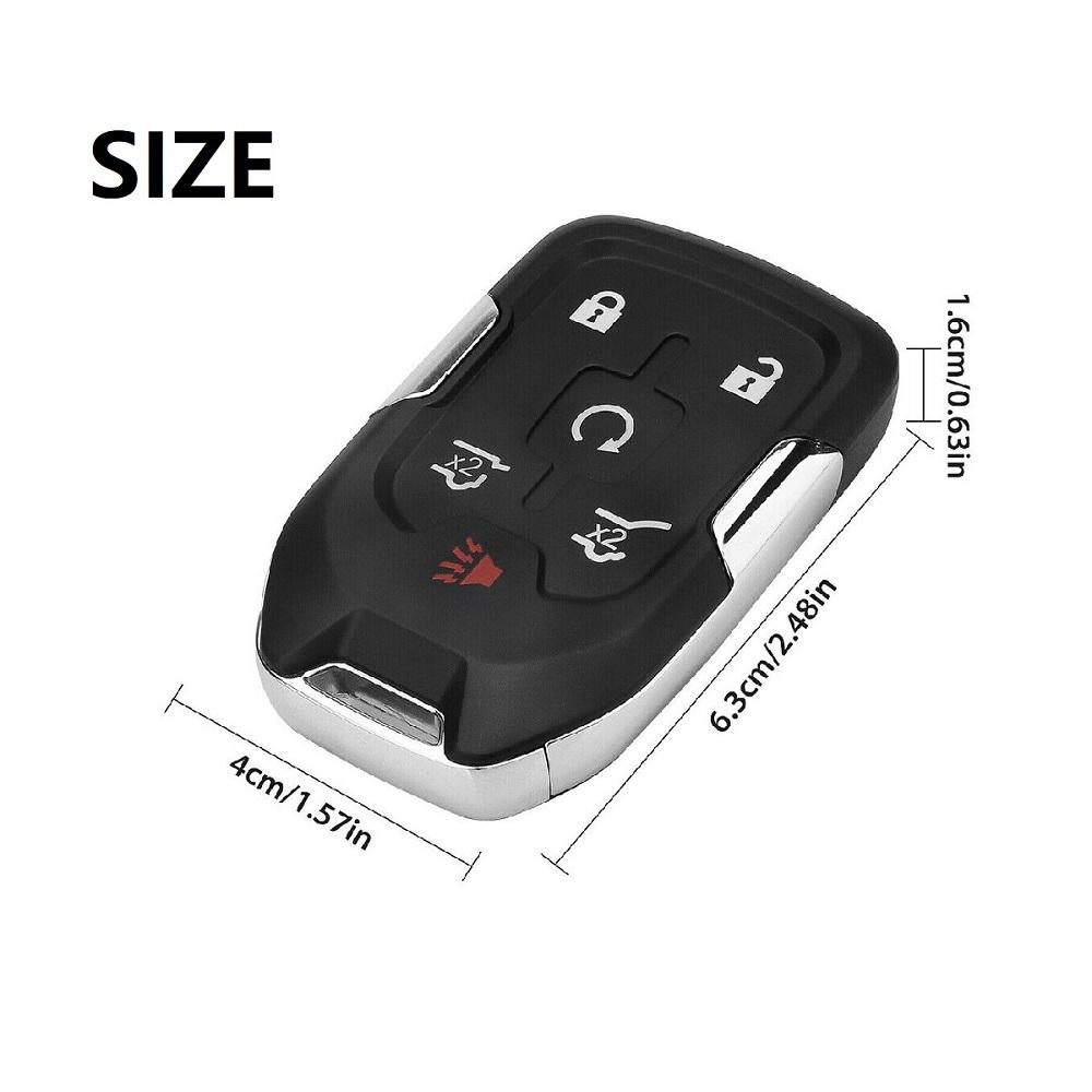 2 X Key Fob Shell Case 13580802 For 2014-2017 Chevrolet Suburban Tahoe GMC Yukon